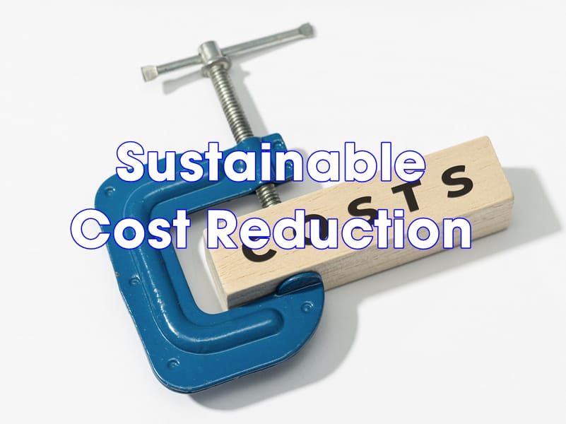 Reducing Costs in a Sustainable Way