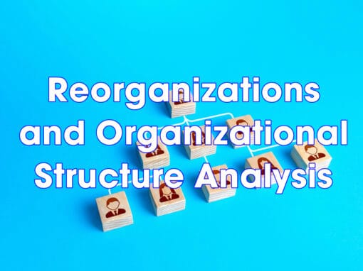 Reorganizations and Organizational Design